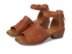 Comfortiva Newnan - Women's Sandals : Luggage : Your feet deserve this pampering, style Comfortiva Newnan. The two-piece casual sandal that's a trendsetter's dream! Featuring a plush pillowtop padded sock for heavenly comfort, adjustable buckle ankle strap for the perfect fit, and a soft leather perforated upper with a convenient back zipper. With a durable rubber outsole and supportive EVA insole, every step feels like a luxurious journey. Polyester lining. Imported. Measurements: Heel Height: 2 in Weight: 11.2 oz Product measurements were taken using size 6, width M (B). Please note that measurements may vary by size. Casual Sandals, Ankle Strap Sandals, Women's Sandals, Product Reviews, Trend Setter, Soft Leather, Ankle Strap, Womens Sandals, Heel Height