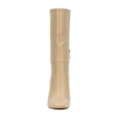 Closure Type: Side ZipperShaft Circumference: 12 1/2 InchesBoot Shaft Height: 3 InchesShoe Heel Height: 3 InchesUpper/Outer Base Material: 100% SyntheticShoe Lining Material: TextileSole Material Content: 100% RubberCalf Width: RegularToe Type: Square Toe, Closed ToeHeel Style: Wedge HeelCountry of Origin: Imported Boots Beige, Boots Dress, Dress Boots, Dress And Heels, Dress With Boots, Wedge Heels, Milan, Heel Height, Wedges