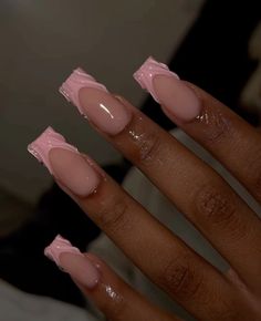 #nails #inspo #pink Pinkish Nails Acrylic, Nail Inspo No Acrylics, Cute Pink Nails Coffin, Nails Acrylic Soft Pink, Pink Nails Non Acrylic, Simple Clean Short Nails, Trendy Nail Inspo Winter, Easy Nail Designs Pink, Cute But Basic Nails