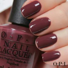 #nails2diefor Fall Nails Opi, Unghie Nail Art, Makijaż Smokey Eye, Opi Nail Polish, Fall Nail Colors, Nails And Makeup, Bridal Nails, Opi Nails