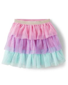 PRICES MAY VARY. SKIRT — Designed with your birthday princess in mind! Style this tulle skirt with her favorite looks from our birthday collection! PRINT — Features colorblock tulle tiers FEATURES — 100% polyester mesh, fully lined, pull-on elasticized waistband with metallic threading for added shimmer, tiered body and above-the-knee length and includes diaper cover made of 100% polyester taffeta BIRTHDAY BOUTIQUE — Celebrate her big day in a big way with sweet styles from our birthday collecti Birthday Skirt, Baby Hazel, Toddler Tutu, Birthday Collection, 2024 Halloween, Boys And Girls Clothes, Birthday Princess, Gymboree Girl, Boutique Collection