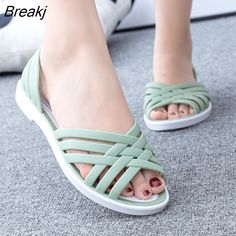 Shipping: Worldwide Express Shipping AvailableDelivery time: 7-15Days Fast ShippingReturns: Fast refund, 100% Money Back Guarantee.Brand Name: shijunyiHeel Height: Flat (≤1cm)With Platforms: NoSandal Type: Jelly ShoesOrigin: Mainland ChinaOccasion: CasualUpper Material: PVCOutsole Material: PVCBack Counter Type: Cover HeelPattern Type: SolidSide Vamp Type: OpenFit: Fits true to size, take your normal sizeStyle: ConciseHeel Type: Flat withLining Material: NONEClosure Type: Slip-OnItem Type: Sanda Light Blue Shoes, Mom Shoes, Women Casual Flats, Black Patent Leather Shoes, Jelly Flats, Women Platform Sandals, Leopard Shoes, High Heel Slippers, Trending Sandals