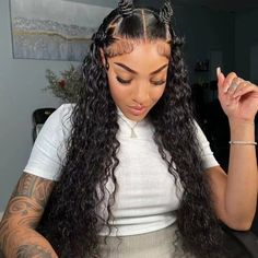 CLEARANCE Deep Curly Full Lace Wigs Lace Front Wigs  Brazilian Human Hair Wigs Lace Frontal Hairstyles, Lace Wigs Styles, Curly Full Lace Wig, Long Hair Waves, Loose Deep Wave, Frontal Wig Hairstyles, Long Human Hair Wigs, Real Hair Wigs, Long Hair Wigs