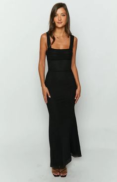 Beverley Black Mesh Maxi Dress – Beginning Boutique US Fitted Black Maxi Dress With Square Neck, Date Night Maxi Dress With Square Neck, Square Neck Maxi Dress For Date Night, Square Neck Maxi Dress For Party, Bodycon Square Neck Maxi Dress For Night Out, Chic Evening Maxi Dress With Square Neck, Evening Maxi Dress With Ruched Square Neck, Gala Maxi Dress With Fitted Bodice And Square Neck, Fitted Bodice Square Neck Maxi Dress