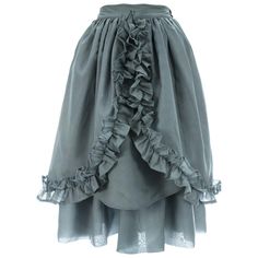 Dolce & Gabbana mint organza bustle skirt with ruffle trim c. 1980s Party Skirted Petticoat With Ruffles, Vintage Party Petticoat With Ruffled Skirt, Vintage Party Skirt With Attached Cancan, Vintage Tiered Skirt For Costume Party, Victorian Skirt With Ruffles, Voluminous Skirted Petticoat With Ruffles, Spring Costume Party Ruffled Petticoat, Vintage Ruffled Skirt For Party, Vintage Ruffled Skirt For Costume Party