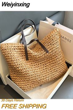 Shipping: Worldwide Express Shipping AvailableDelivery time: 🚚7-15Days Fast ShippingReturns: Fast refund,💯100% Money Back Guarantee.Brand Name: XZANHandbags Type: Shoulder BagsTypes of bags: Shoulder & HandbagsMain Material: StrawLining Material: PolyesterShape: Casual TotePlace Of Origin: HE BEI ProvincePlace Of Origin: HE BEI ProvinceOrigin: Mainland ChinaCN: HebeiHardness: SOFTPattern Type: SolidInterior: Cell Phone PocketDecoration: NONEDecoration: luxury design shoulder bagExterior: NONEO