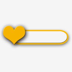 a yellow paper clip with a heart on it