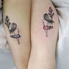 Cousin Tattoos, Sister Tattoo Designs, Matching Best Friend Tattoos, Bestie Tattoo, Matching Sister Tattoos, Anklet Tattoos, Sibling Tattoos, Bff Tattoos, Friendship Tattoos