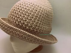 Crochet hat women, Brim hat, summer crochet hat women's, cotton brim hat, women accessories, adult crochet hat,  hats & caps, on etsy Adjustable Beige Crochet Hat, Adjustable Beige Crochet Hat In Cotton Yarn, Adjustable Beige Crochet Cotton Hat, Adjustable Beige Cotton Yarn Crochet Hat, Beige Crochet Brimmed Sun Hat, Beige Crochet Beanie For Beach, Beige Cotton Yarn Hat With Crochet, Beige Crochet Hat With Curved Brim, Beige Crochet Cotton Yarn Hat