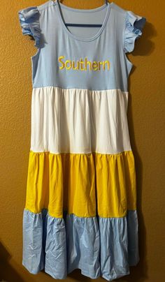 Knit Cotton Southern Colorblock dress.  Check out our matching kid line. Southern Women, Kids Line, Colorblock Dress, Knit Cotton, Dress Clothes For Women, Color Blocking, Color Block, Art Collection, Dress Outfits