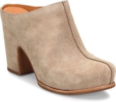 Sagano - Tortora Suede Korkease Womens Shoes Comfortable Clogs With Stacked Heel And Round Toe, Comfortable Clogs With Arch Support, Comfortable Platform Mules, Casual High Heel Clogs With Deep Heel Cup, Casual Closed Toe Mules With Deep Heel Cup, Casual Suede Clogs With Reinforced Heel, Casual Mules With Stacked Heel And Round Toe, Beige Casual Heels With Arch Support, Casual Beige Heels With Arch Support