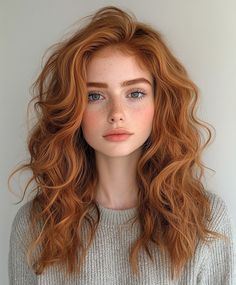 Curly Lob in Fall Hair Colors 2024 Copper Bouncy Brilliance. Light Copper Hair, Copper Brown Hair Color, Copper Ombre, Red Copper Hair Color, Loss Hair, Fall Hair Trends, Brown Hair Balayage, Brown Balayage