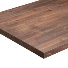 a large wooden table top on a white background with no one around it to see the wood grains