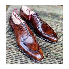 Handmade Men Brown Patina Leather Oxford Lace up Formal Dress Shoes sold by Unique Handmade Leather Shoes. Shop more products from Unique Handmade Leather Shoes on Storenvy, the home of independent small businesses all over the world. Posh Shoes, Formal Dress Shoes, Quality Leather Boots, Custom Design Shoes, Bespoke Shoes, Handmade Leather Shoes, Soft Shoes, Leather Shoes Men, Mens Oxfords