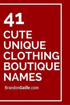 Baby Online Shop Name Ideas, Small Boutique Ideas Clothing, Clothing Boutique Names, Clothing Store Name Ideas Shops, Cool Names For Instagram, Fashion Store Names, Cool Unique Names, Cute Business Names, Boutique Names Ideas