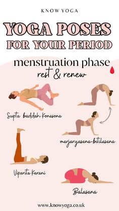 yoga poses for your period menstruation phase