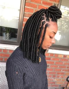 31 Stunning Brazilian Wool Hairstyles | ThriveNaija Brazilian Wool Hairstyles, Faux Locks, Faux Locs Hairstyles, Braids Twist, Braids Locs, Cool Braid Hairstyles, Cool Braids, Girls Braids