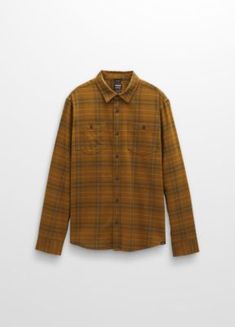 A Lightweight Long Sleeve Flannel Made From 100% Organic Cotton. Classic Brown Long Sleeve Flannel Shirt, Brown Cotton Long Sleeve Flannel Shirt, Classic Brown Button-up Flannel Shirt, Cheap Brown Button-up Flannel Shirt, Brown Button-up Flannel Shirt For Outdoor, Long Sleeve Flannel, Flannel Shirt, Shirt Shop, Antique Bronze