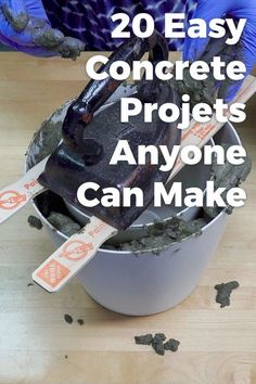 Leftover Concrete Ideas, Cement Furniture, Concrete Creations, Diy Coffee Station, Diy Locker, Diy Wainscoting, Diy Blanket Ladder