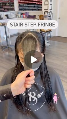 Selena Gomez Bangs Fringes, How To Do Bangs At Home, How To Cut A Fringe At Home, Diy Long Curtain Bangs, Diy Long Bangs, Fringe Bangs Diy, Curtain Bangs Diy Cut, How To Cut Long Bangs At Home, How To Cut Side Bangs Step By Step