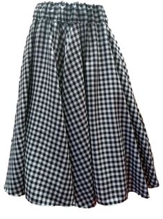 Handmade in Wales 1950s Vintage retro rockabilly full circle skirt, elasticated waist This skirt is made in  a soft brushed polyester black and white check pattern (Helmsdale Tartan)  It will fit multi sizes dues to the elasticated waist. 29" Long from top of waistband 29" Long Size 10-14 26"-32" waist Size 14-18 waist 32"-38" waist Size 18-22 38"-44" waist Size 22-26 44"-50" waist Other sizes are available to order, simply message me to discuss. Full Circle Skirts, Check Pattern, Circle Skirt, 1950s Vintage, Size 10, Tartan, Womens Skirt, Retro Vintage, Black And White