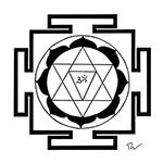 an image of the seven chakras in black and white, on a white background