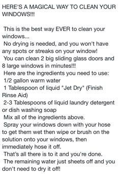 the instructions for how to clean windows on an iphone or ipad, with text below