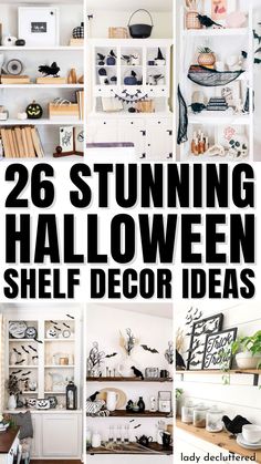 26 stunning halloween shelf decor ideas that are easy to diy and great for your home