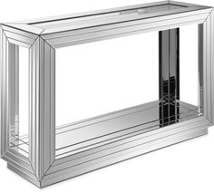 a large mirror is shown in the shape of a rectangle, with an intricate frame