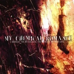 the cover art for my chemical romance's album, with an image of a man in