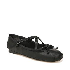 Womens Circus NY Zuri Ballet Flat - Black | Journeys Black Synthetic Ballet Flats With Rubber Sole, Black Ballet Flats For Spring, Spring Black Ballet Flats, Slip-on Synthetic Ballet Flats With Bow, Synthetic Bow Slip-on Ballet Flats, Synthetic Slip-on Ballet Flats With Bow, Spring Black Synthetic Ballet Flats, Black Ballet Flats With Rubber Sole For Spring, Leather Ballet Flats With Bow For Spring