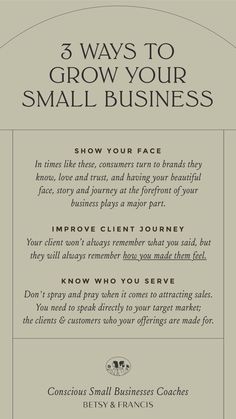 the three ways to grow your small business