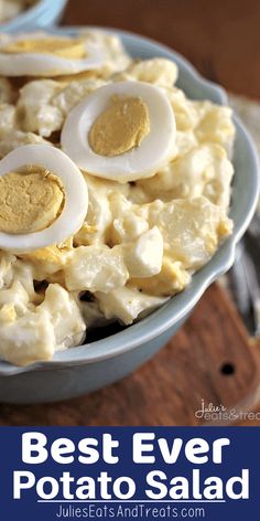 the best ever potato salad with hard boiled eggs