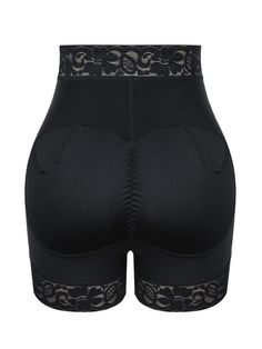 Hourglass Deep Skin Color Solid Color Lace Trim Shorts Shapewear – Snatch Bans High Stretch Black Pants With Built-in Shorts, High Waist Black Bottoms With Built-in Shorts, Black Stretch Bottoms With Built-in Shorts, Black Shapewear Bottoms With Built-in Shorts, Black Stretch Pants With Built-in Shorts, Black High Stretch Pants With Built-in Shorts, Black High Waist Elastic Shorts, High Waist Elastic Black Shorts, Black High Stretch Shapewear Shorts