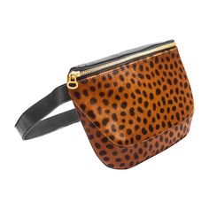 Our leopard and leather fanny pack is a stylish and chic design featuring a removable belt that can be worn on it's own be worn all on its own. The interior comes fully lined and has enough room to store your keys, cell phone and wallet. The versatile style can also we worn as a crossbody over your shoulder. (PRODUCT INFO): Material: Calfskin leather Size: 6" H x 8" W x 1" D Adjustable waist belt Fully lined interior (SHIPPING INFO): All our items are made-to-order, therefore please allow 3-5 bu Chic Brown Belt Bag With Belt Loops, Chic Brown Belt Bag With Zipper Closure, Chic Brown Bag With Removable Belt, Sustainable Shopping, Leather Fanny Pack, Photography Accessories, Versatile Style, We Wear, Chic Design