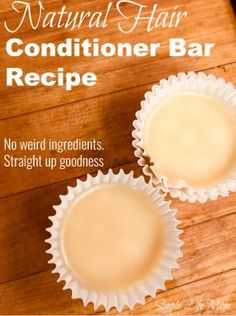 Conditioner Bar Recipe - Natural Handmade Conditioner Bar | Simple Life Mom Hair Conditioner Bar, Natural Hair Conditioner, Natural Conditioner, Baking Soda Shampoo