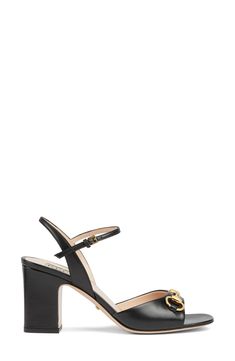 Gucci Horsebit Sandal (Women) | Nordstrom Gucci Horsebit, Mid Heel Sandals, Sandal Women, Mid Heel, A House, Leather Sandals, Block Heels, Sandals Heels, Womens Sandals