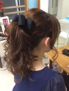 Kawaii Hairstyles, Ribbon Hairstyle, Peinados Fáciles Para Cabello Corto, Penteado Cabelo Curto, Hair And Beauty, Long Hairstyles, Hair Color Ideas