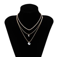 Description:Chic Layered CZ Inlaid Crystal Pendant Chain Necklace SetSpecification:Size: 11.8" - 15.7" Weight: 0.45 oz/setMaterial: copper. crystal. cubic zirconia. rhinestoneColors: goldFeatures and Details:This layered crystal pendant choker necklace set is made of nickel-free. lead-free. cadmium-free and hypoallergenic materials. which will not turn your skin green or cause anaphylactic reaction.This gift for her chain necklace set is decorated with unique design and superb craftsmanship to create special piece that can satisfy any jewellery lovers. making you more attractive and charming.It is a thoughtful present for best friend. girls. sisters. daughter. mother. granddaughter. or yourself on birthday. graduation. mother's day. sweetest day. halloween. thanksgiving. christmas. valenti Present For Best Friend, Copper Crystal, Presents For Best Friends, Zircon Necklace, Daughter Mother, Pendant Choker, Choker Necklace Set, Enamel Bracelet, Water Drop