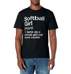 PRICES MAY VARY. This funny & empowering softball girl design is the perfect gift for that school or pro athlete who's unapologetically proud of her awesome batting, catching & throwing skills. Celebrating the talent of women's sports this cute softball design is fierce! Featuring a cool typeface to capture the pride young women should feel about playing cool team sports whether at practice, school, college, professional games or the gym. Lightweight, Classic fit, Double-needle sleeve and bottom Baseball Season Sports T-shirt With Text Print, Sports T-shirt With Baseball Text Print, Name Print T-shirt For Baseball Season, Sporty Graphic Print T-shirt For Cheerleading, Moisture-wicking Short Sleeve T-shirt For Baseball Season, Moisture-wicking T-shirt For Baseball Season, Baseball Season Sports T-shirt With Name Print, Trendy Letter Print T-shirt For Baseball Season, Trendy Sports T-shirt With Text Print