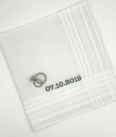 *Please read!* Looking for a thoughtful and timeless gift for a wedding or anniversary? Our personalized cotton handkerchiefs with initials and are the perfect choice! *Handkerchief patterns may vary from photographs.* Each handkerchief is meticulously crafted from soft, high-quality cotton and embroidered with the initials of your choice. Whether it's for the bride, groom, or wedding party members, these handkerchiefs add a special touch to any wedding day. Key Features: Made from premium cotton for a soft and durable feel. Personalized with elegant embroidered initials. Adds a sentimental touch to wedding attire. Ideal for the bride, groom, or wedding party members. Timeless keepsake that can be cherished for years to come. Customization: Please provide the initials you'd like embroidere Classic Handkerchiefs With Initials For Wedding Gift, Elegant White Handkerchiefs For Personalized Gift, Classic Embroidered Handkerchiefs For Wedding Gift, Classic Cotton Handkerchiefs As Gift, Classic Personalized Handkerchiefs For Anniversary, Classic Wedding Handkerchiefs With Initials, Classic Customizable Handkerchiefs For Gift, Classic Personalized Wedding Handkerchiefs, Customizable White Handkerchiefs For Anniversary