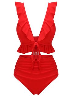 Vintage Style Swimsuit, Answer The Phone, Retro Stage, Fringe Flapper Dress, Swim Style, Sketches Dresses, Red Swimsuit, Cute Swimsuits, Swim Fashion