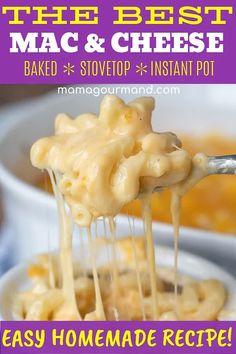 the best macaroni and cheese baked with stovetop instant pot easy homemade recipe