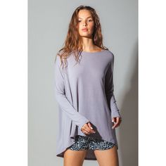 Soft & easy jersey tunic of your dreams! This jersey tunic can be paired over any bottoms, even as your workout outfit over your fav pair of leggings! Loose-fit. Round neckline. Hi-lo hem. Small size fits best to numeric sizes 0-6 Medium size fits best to numeric sizes 6-10 Large size fits best to numeric sizes 10-14 Material: 95% Polyester 5% Spandex Cold Wash/Line Dry Long Sleeve Jersey, Workout Outfit, Medium Size, Round Neckline, Large Size, Knit Top, Loose Fitting, Size 10, Spandex