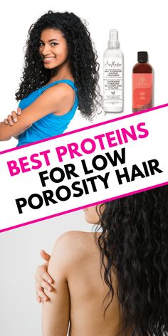 Discover the best proteins for low porosity hair, offering insights into the benefits of protein treatments for this hair type. Learn how to strike the right balance in caring for your low porosity curls, incorporating protein-rich products that strengthen, nourish, and improve moisture absorption. Low Porosity Natural Hair, Hair Milk, Low Porosity Hair Products, Hair Protein