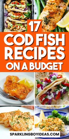 Dive into our best cod fish recipes for family meals! Find your next favorite meal, from easy and healthy baked cod fish to flavorful grilled and pan-seared cod recipes. Discover the simplicity of lemon garlic cod, the fun of cod fish tacos, and the comfort of cod fish stew. Whether you're looking for spicy options, Mediterranean flavors, or keto-friendly meals, our cod recipes cater to all tastes. So make sure to try these delicious easy family friendly dinner recipes. Cod Meal Ideas, Frozen Cod Recipes, Easy Cod Fish Recipes, Recipes With Cod, Air Fried Cod, Best Cod Fish Recipes, Cod Fish Stew, Family Friendly Dinner Recipes, Cod Recipes Healthy