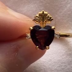 Whimsigoth Engagement Ring, Dope Jewelry Accessories, Gold Heart Ring, Music On Spotify, Piercings Jewelry, Dope Jewelry, Classy Jewelry, Funky Jewelry, Jewelry Lookbook