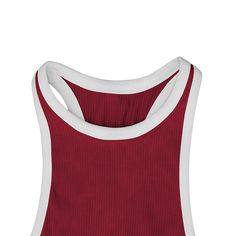 Wine Red Rib Hollow Out Sleeveless Bodycon Dress Red Stretch Sleeveless Tank Top, Red Stretch Sleeveless Mini Dress, Casual Red Halter Neck Tank Top, Red Halter Neck Casual Tank Top, Red Bodycon Sleeveless Dress For Summer, Casual Sleeveless Bodycon Tops, Casual Red Stretch Sleeveless Dress, Casual Red Sleeveless Stretch Dress, Sleeveless Bodycon Tops For Summer