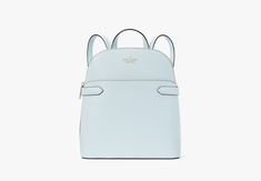 Staci Dome Backpack | Kate Spade Outlet Classic Backpack With Branded Hardware, Classic Travel Backpack With Logo, Classic Logo Standard Backpack, Classic Everyday Backpack With Logo, Classic Backpack With Logo For Everyday Use, Classic Leather Backpack With Logo, Classic Logo Backpack Bag, Classic Logo Backpack, Classic Backpack With Logo