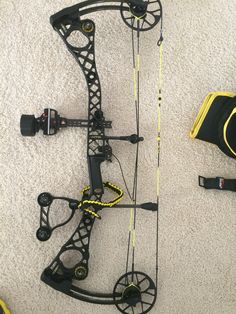 the bow is ready to be hooked up